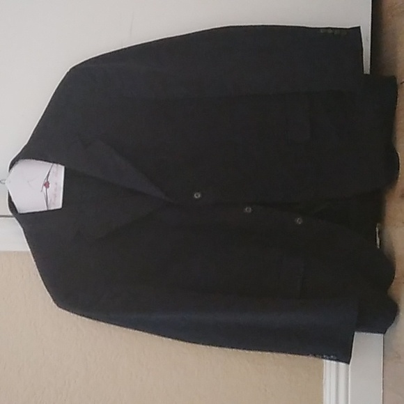 Gianfranco 3 Button Black Suede Sportcoat - Picture 1 of 3